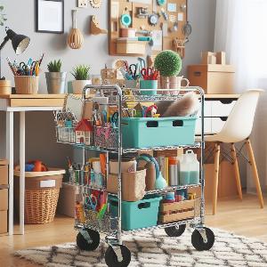 Organizing Your Home with Utility Carts Creative Storage Solutions-1